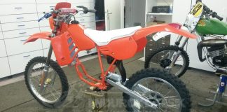 Honda CR 80 R, Baujahr 1985 Aufbauphase der Honda