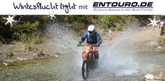 Enduro Winterflucht mit ENTOURO.de Winterflucht light