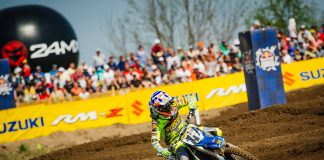 Erste ADAC MX Masters in Fürstlich Drehna ein voller Erfolg ADAC MX Masters 2018 , ADAC MX Masters Fürstlich Drehna Maximilian Nagl ( Deutschland / TM Racing ) beim ADAC MX Masters