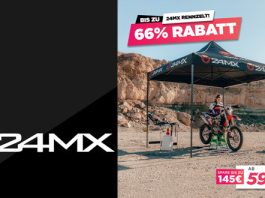 Rennzelt zum Megapreis bei 24MX – nochmals reduziert! 24MX Rennzelt 2020